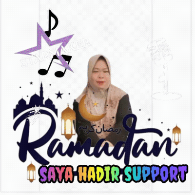 Ramadan Saya Hadir Support Woman GIF