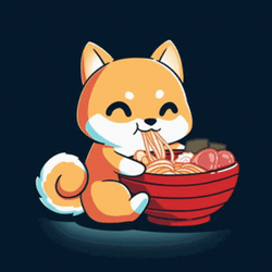 Ramen Cute Shiba GIF