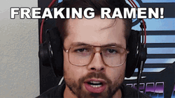 Ramen Freaking GIF