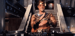 Rami Malek Playing DJ GIF