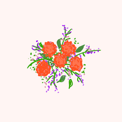 Ramo De Flores Flowers Animation GIF