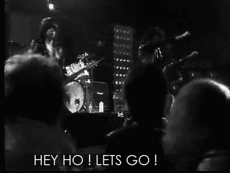 Ramon Ramones Hey Ho Let's Go GIF