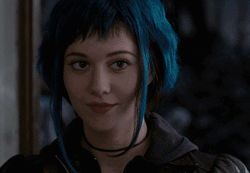 Ramona Flowers Cool Eyebrows Up  GIF