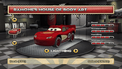Ramone's House Of Body Art Lightning McQueen GIF