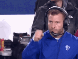 Rams Sean McVay Coaching GIF