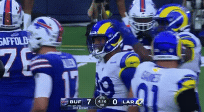 Rams Vs Bills Football 7-0 GIF