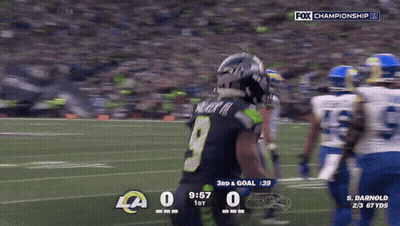Rams Vs Seahawks Football On Fox Championship GIF