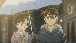 Ran Mouri Getting Close To Conan GIF