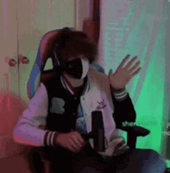 Ranboo Calm Down Gesture GIF