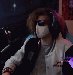 Ranboo Heart Finger GIF