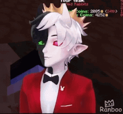 Ranboo Minecraft Falling GIF