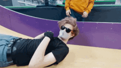 Ranboo Scream Sliding GIF