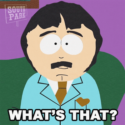 Randall From South Park Saying What's That GIF