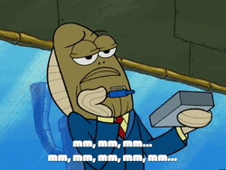 Random Fish Calculating His Budget GIF