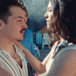 Random Girl And Clemens Rehbein Forehead Kiss