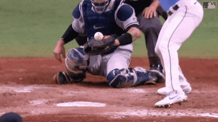 Randy Arozarena Ball Hit GIF