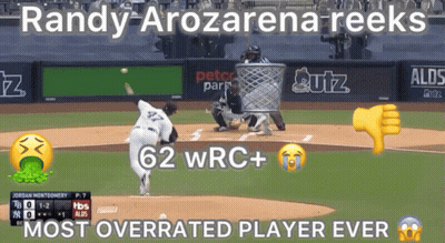 Randy Arozarena Most Overrated Player Ever In Baseball GIF