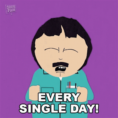 Randy From South Park Says Every Single Day GIF