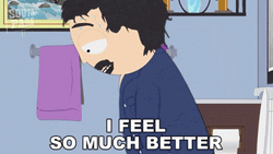 Randy Marsh Poop Feels Better GIF