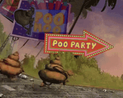 Randy Marsh Poop Party GIF