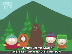 Randy Marsh Poop Standee GIF