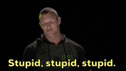Randy Orton Disappointed Shaking Head Stupid GIF