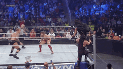 Randy Orton Head Lock Knock Down GIF