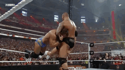 Randy Orton Head Lock Stunner Move GIF