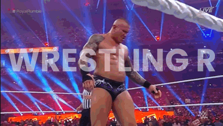 Randy Orton RKO On Royal Rumble GIF