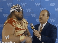 Randy Savage Running Away GIF