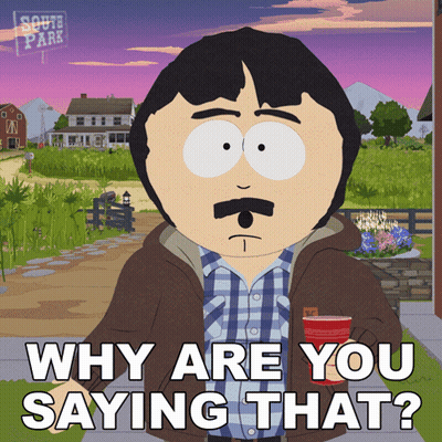 Randy South Park Holding Red Cup Saying Why GIF