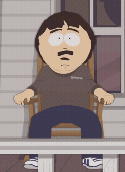 Randy South Park Sitting In Rocking Chair GIF