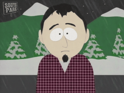 Randy South Park Standing In Rain GIF