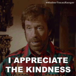 Ranger Cordell Walker I Appreciate The Kindness GIF