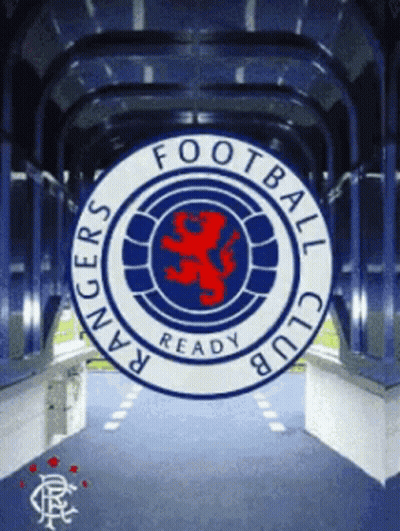 Rangers Football Club Logo In Tunnel GIF