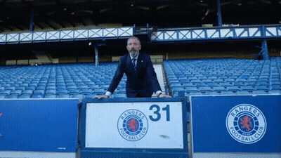 Rangers Football Club Logo In Tunnel GIF