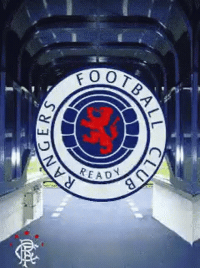 Rangers Football Club Logo With Lion GIF