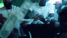 Rapper Guy Throwing Money Music Video Scene GIF