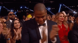 Rapper Jay-Z Applauding GIF