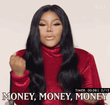 Rapper Lil Kim Money Money Money  GIF