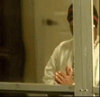 Rapper Lurking In The Window GIF