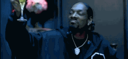 Rapper Snoop Dogg Partying GIF