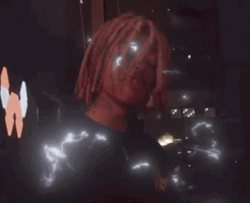 Rapper Sofaygo Fiery Sphere Glitch GIF