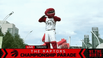 Raptors Championship Parade Broadcast GIF