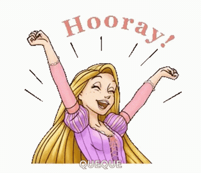 Rapunzel Celebrating With Arms In Air GIF
