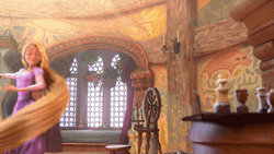 Rapunzel Getting Tangled By Hair GIF