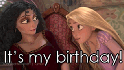 Rapunzel It's My Birthday GIF