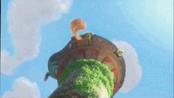 Rapunzel Sliding Down From Her Tower GIF