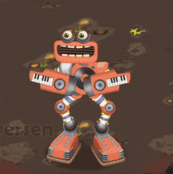 Rare Epic Wubbox Shaking Its Body Crazily GIF