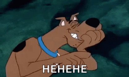 Rascally Scooby Doo Giggling GIF